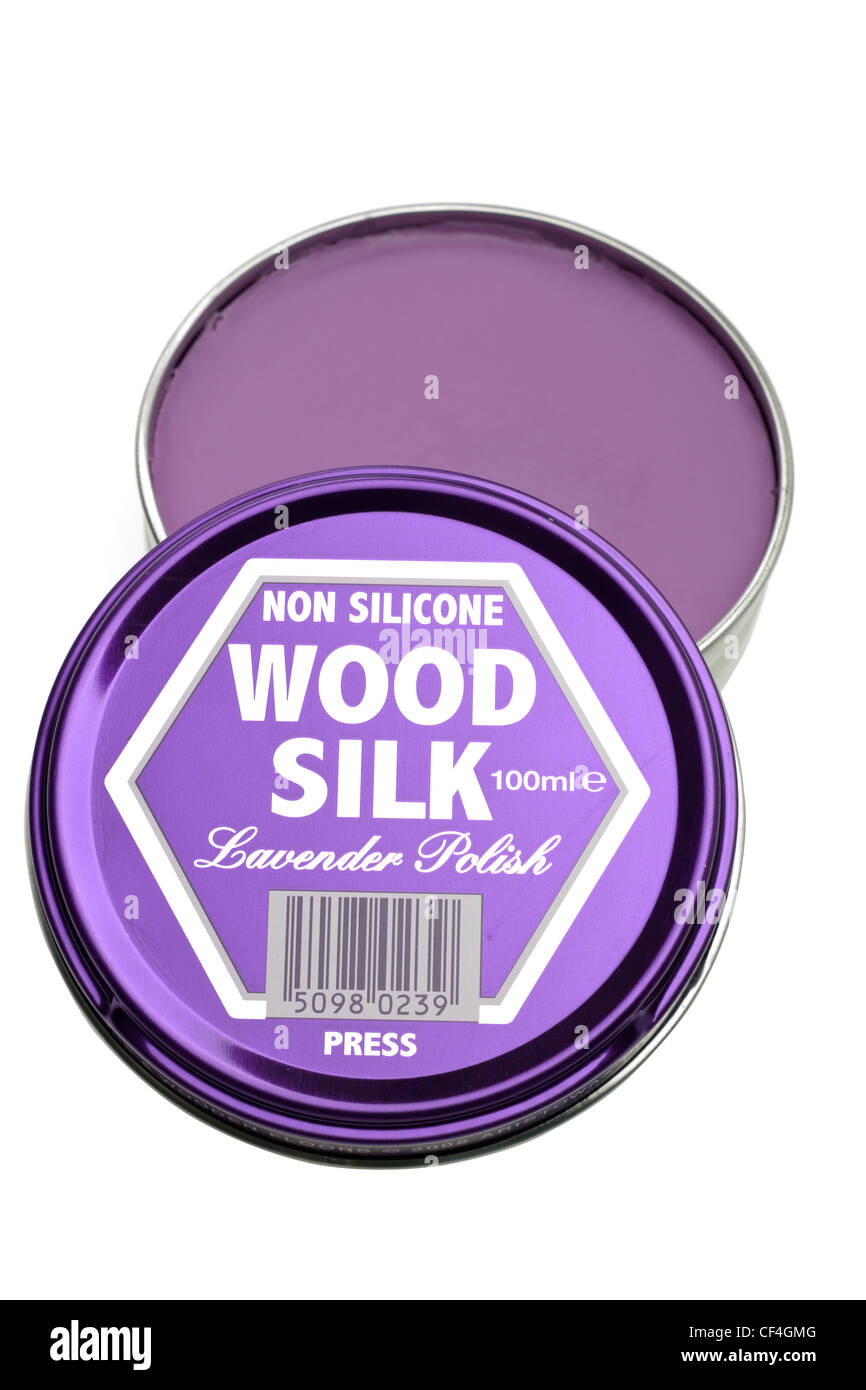 Lo stagno di silicone non legno seta polacco di lavanda Foto Stock