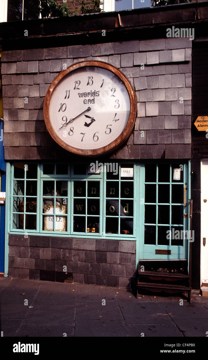 Vivienne Westwood negozio alla fine del mondo, King's Road, il Chelsea. Foto Stock