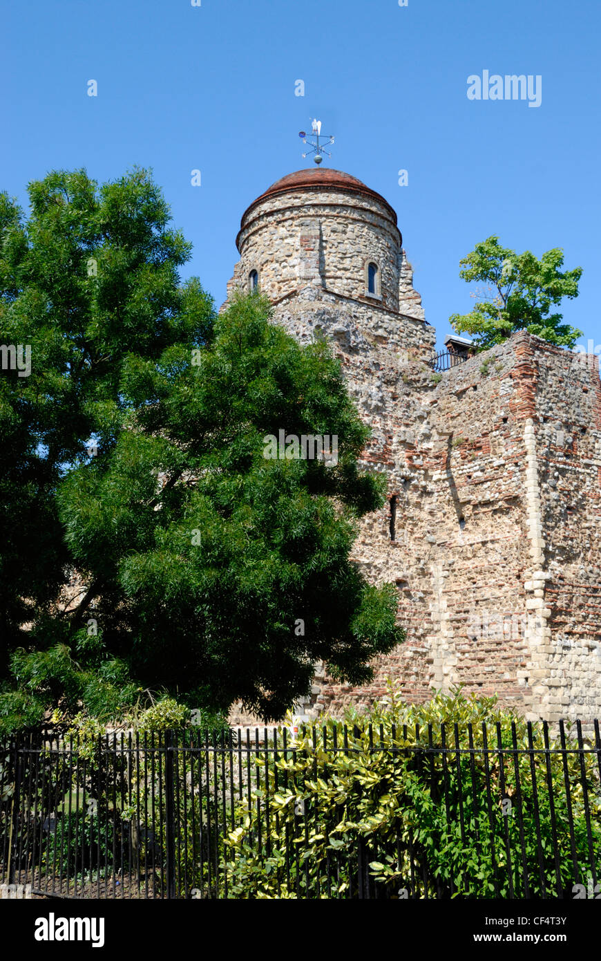 Colchester castello è ora un museo pubblico mostrando Colchester sua storia dall'Età della Pietra alla Guerra Civile. Si tratta di un quasi compl Foto Stock