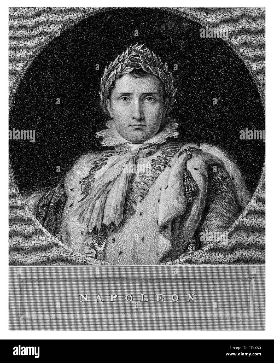 Napoleone Bonaparte francese politico militare della rivoluzione francese imperatore Codice Napoleonico Re dominatore Foto Stock