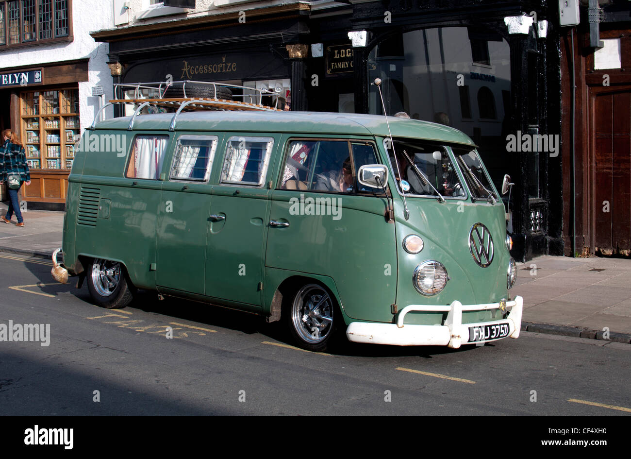 1966 VW split screen camper Foto Stock