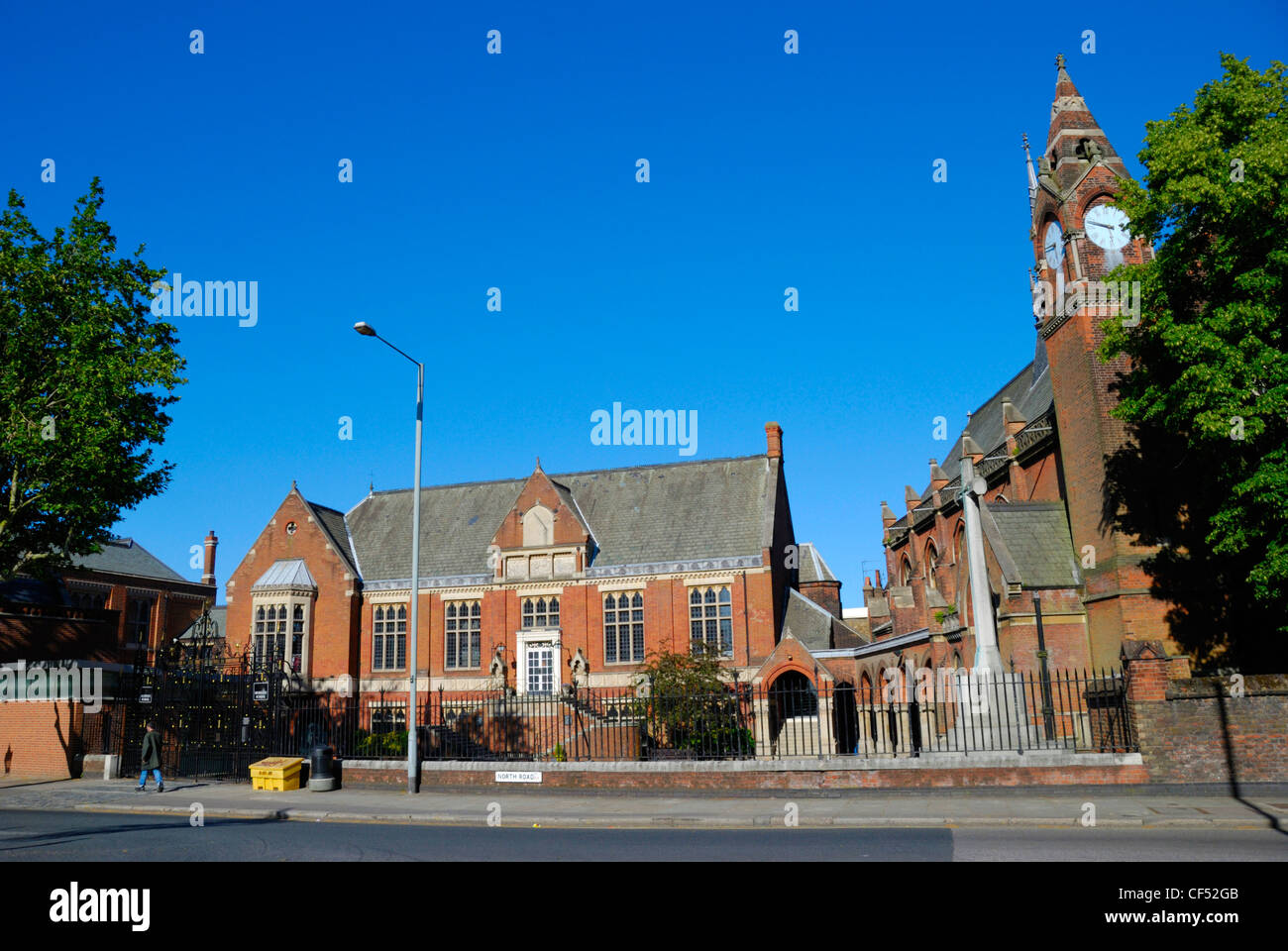 Sir Roger Cholmeley's School a Highgate (Highgate School), istituito nel 1565 da una Royal Charter di Elisabetta I. Foto Stock