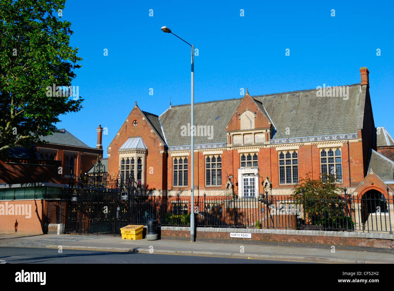 Sir Roger Cholmeley's School a Highgate (Highgate School), istituito nel 1565 da una Royal Charter di Elisabetta I. Foto Stock