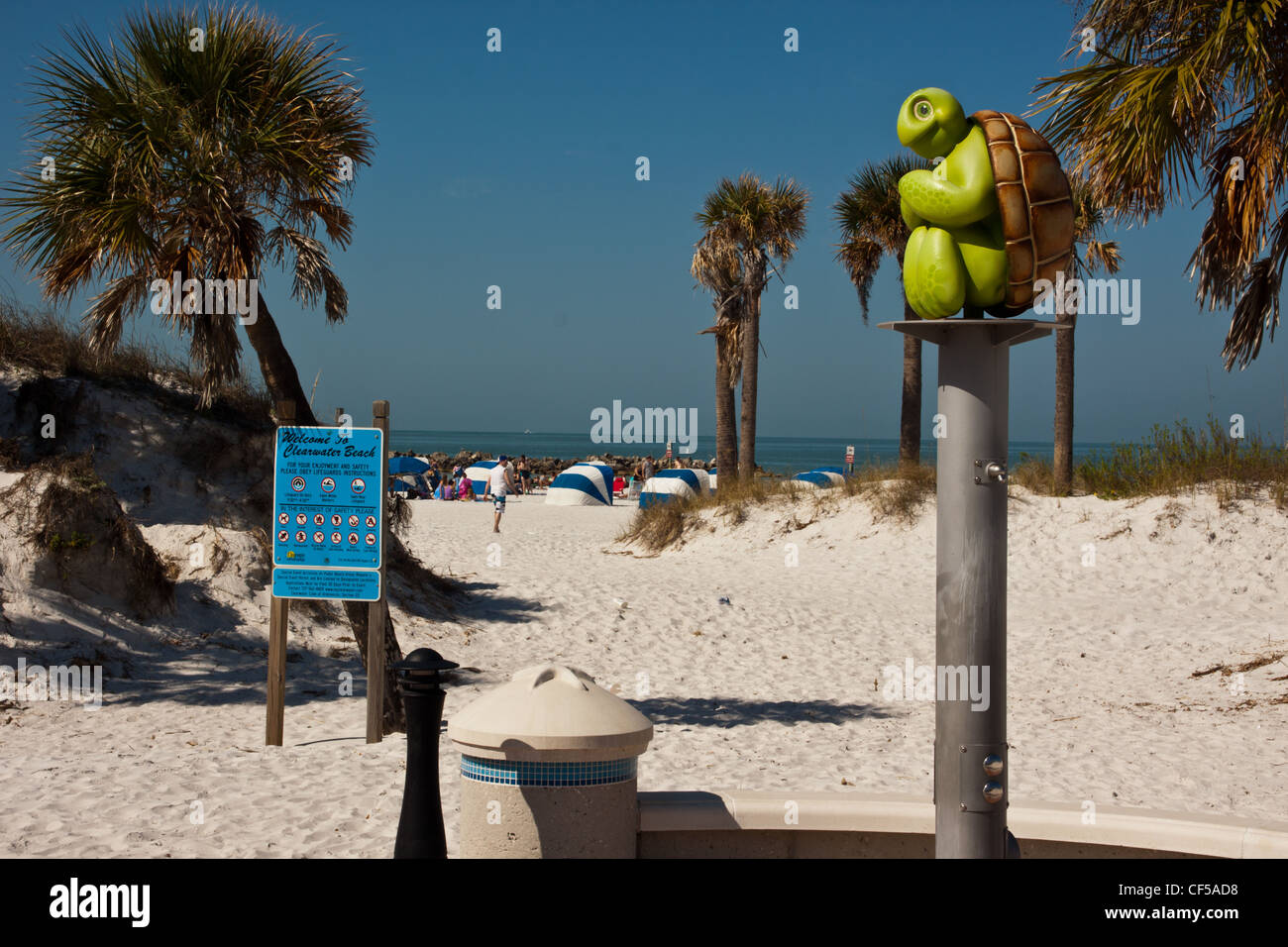 Clearwater beach florida usa Foto Stock