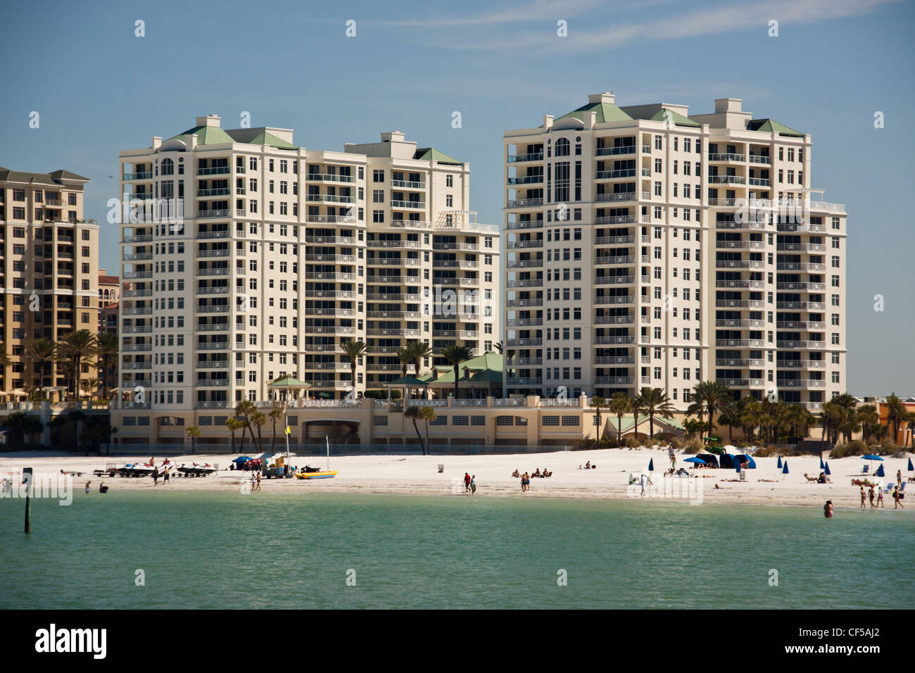 Alberghi e appartamenti in Clearwater beach florida usa Foto Stock