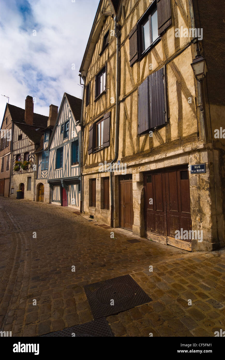Auxerre Borgogna Francia Foto Stock