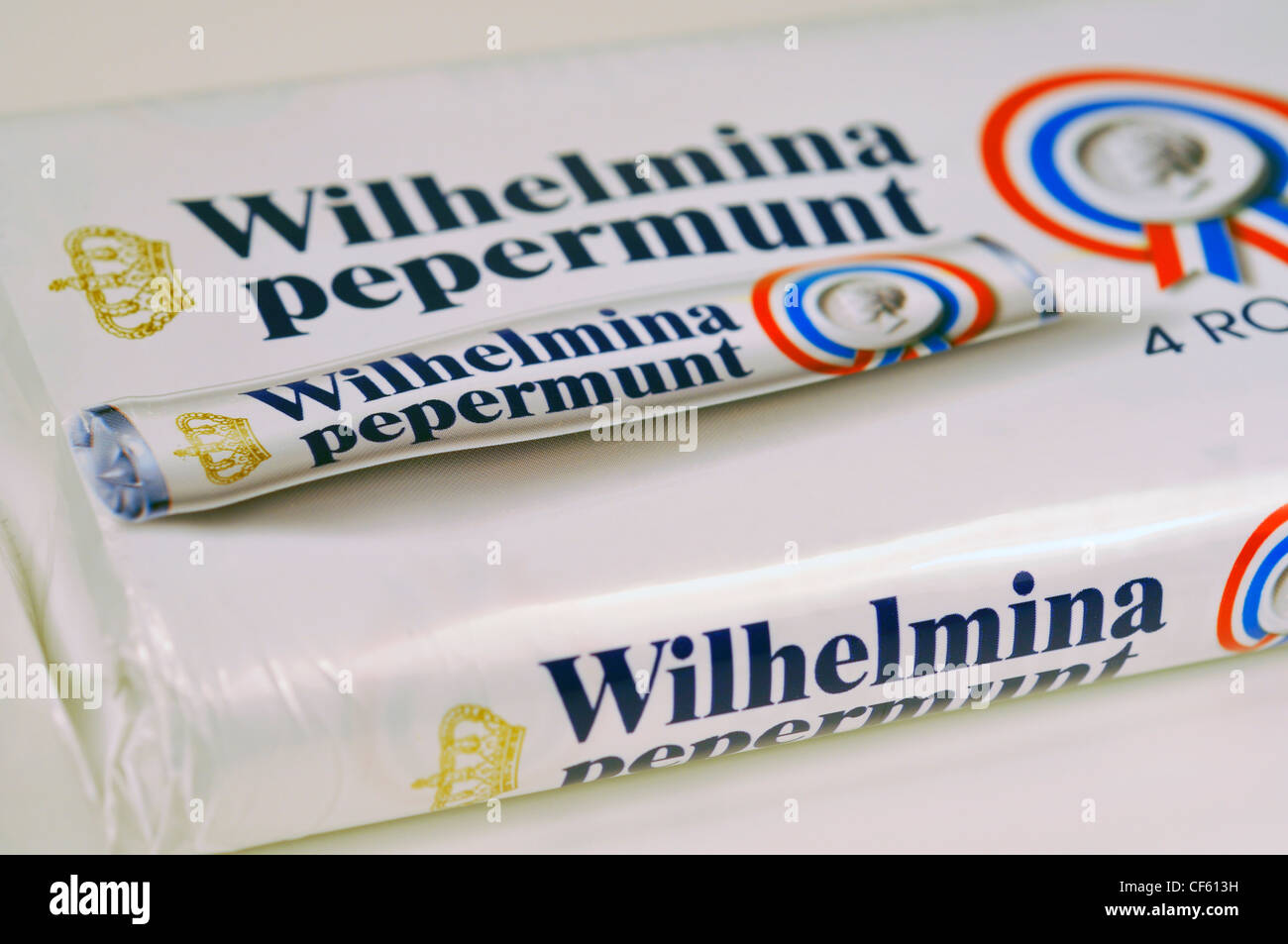 Wilhelmina peppermint candy, Olanda Foto Stock