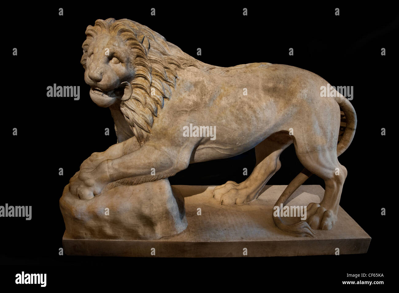 Lion ateniese monumenti funerari 370 -317 classica greca di Atene in Grecia Foto Stock