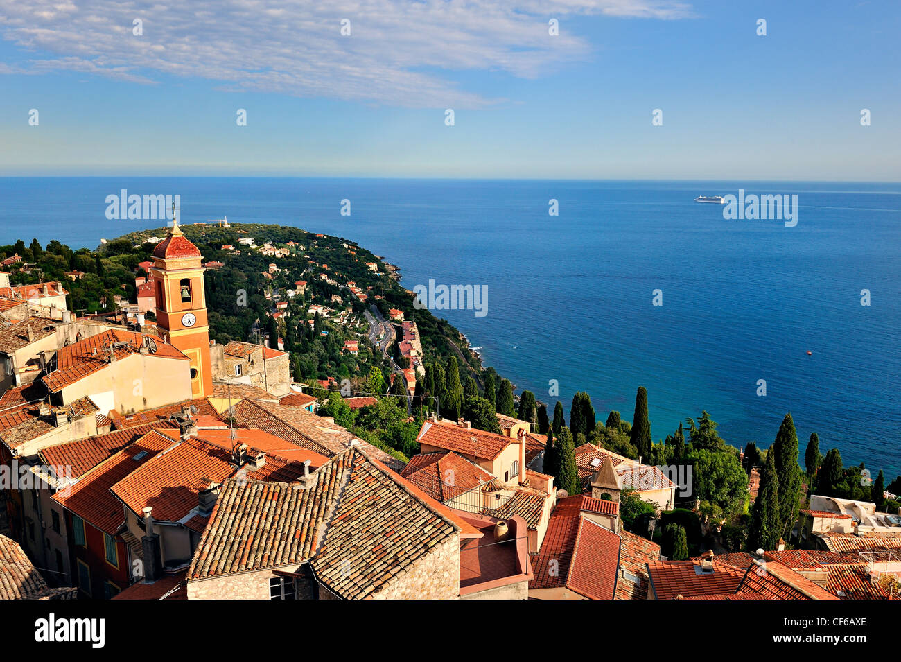 Roquebrune Cap Martin, cote d'Azur, in Francia. Foto Stock