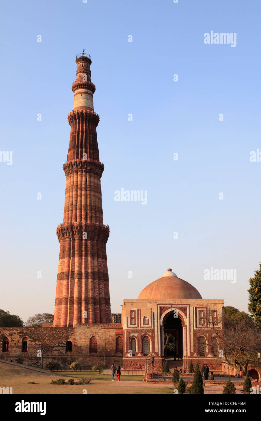 India Delhi Qutb Minar, Alai Darwaza, Foto Stock