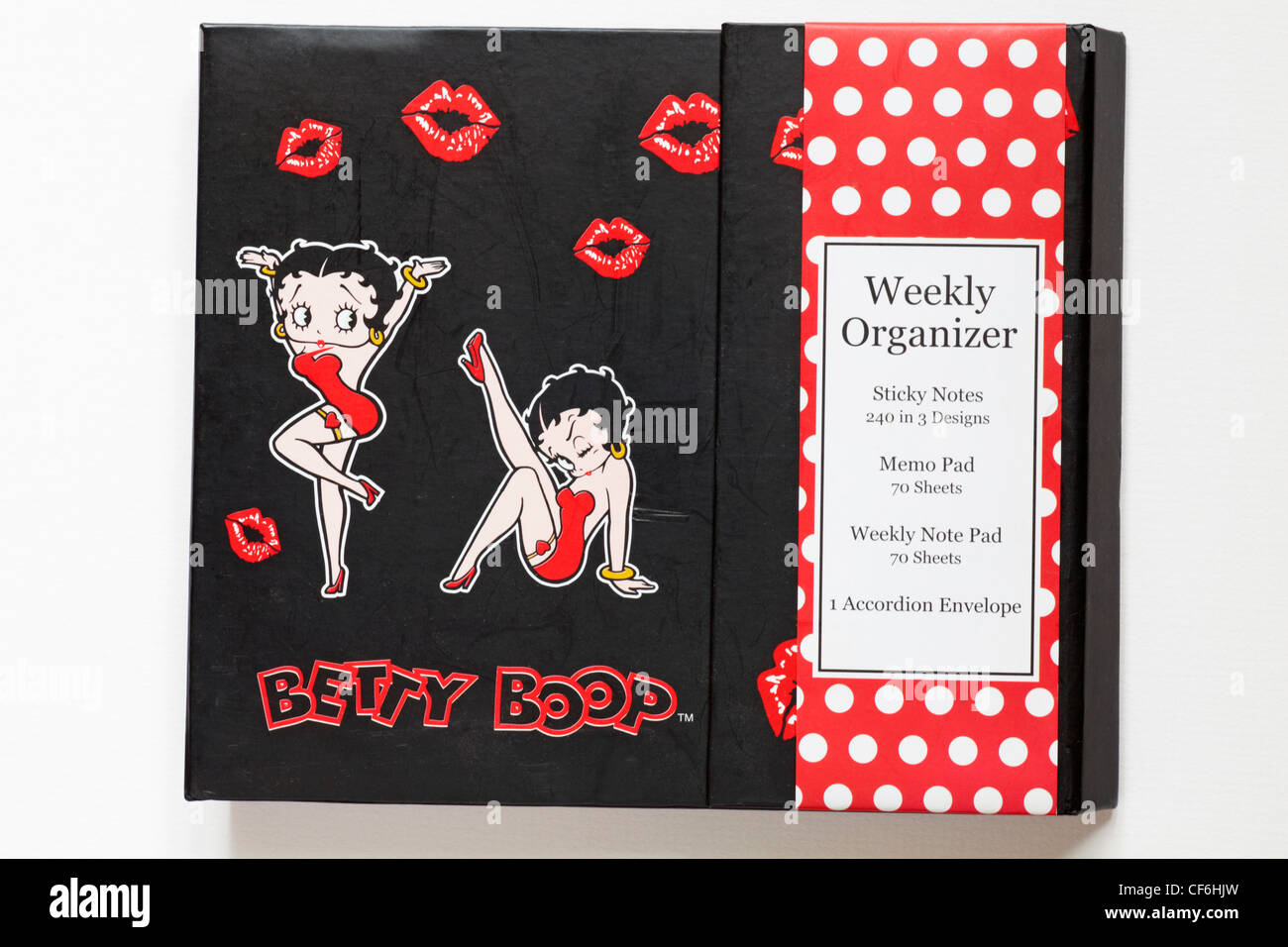 Betty Boop agenda settimanale isolati su sfondo bianco Foto stock - Alamy