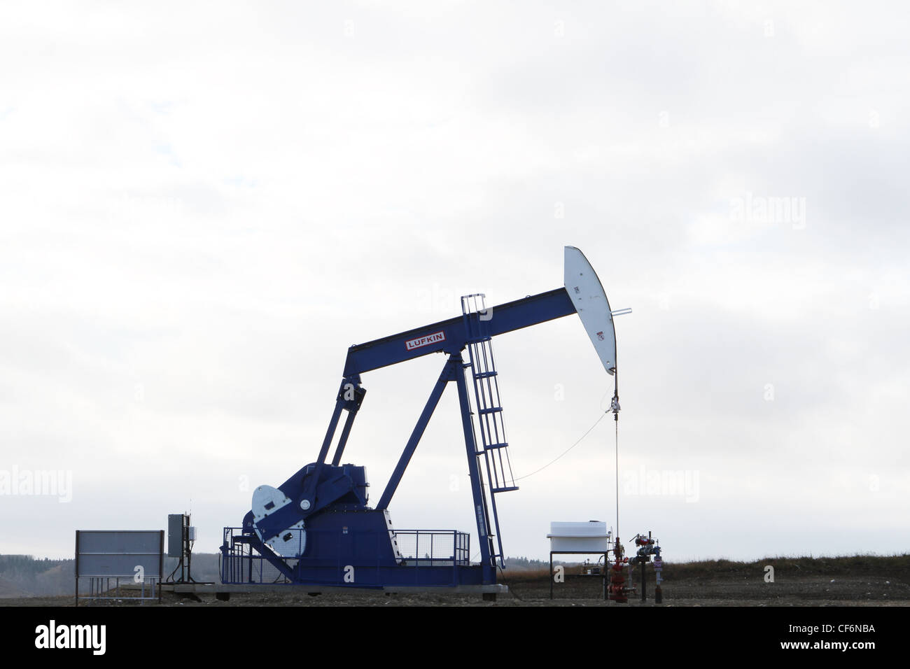 Industria petrolifera e del gas in Alberta, Canada Foto Stock