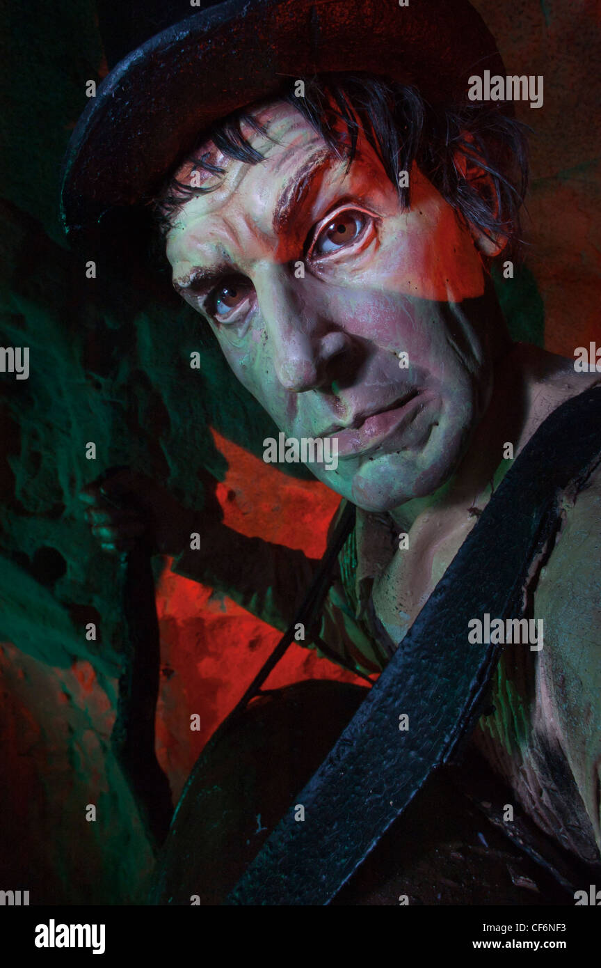 "Tubman' figura. San Clements grotte. I contrabbandieri avventura. West Hill. Hastings. East Sussex. Inghilterra Foto Stock