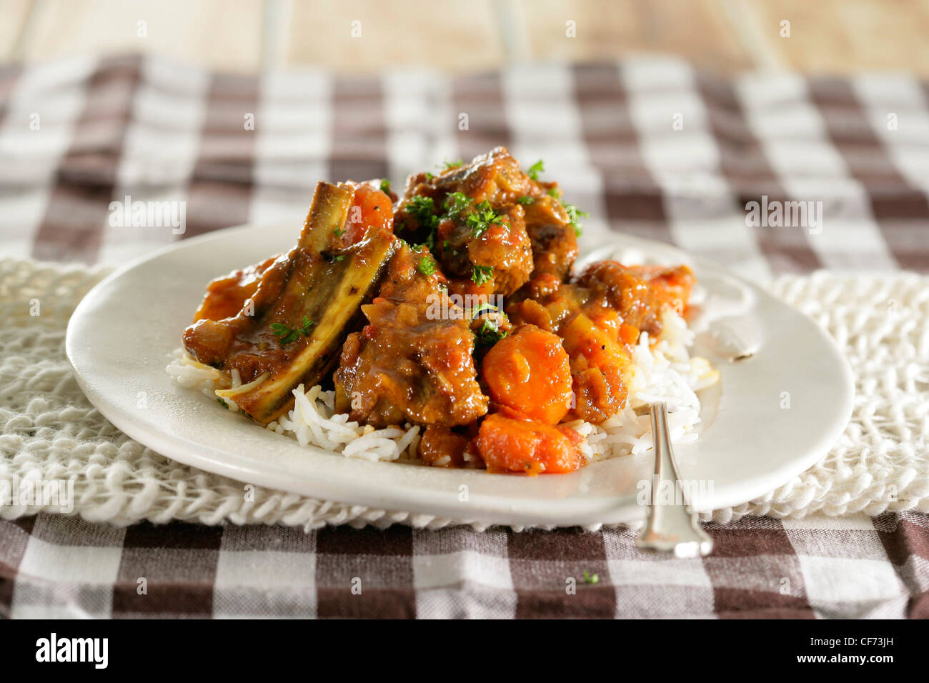 Vecchio stile curry dolce rendendo uno stufato neednt essere un duro compito, questo curry ha tutti gli ingredienti per offrire un knockout punch Foto Stock