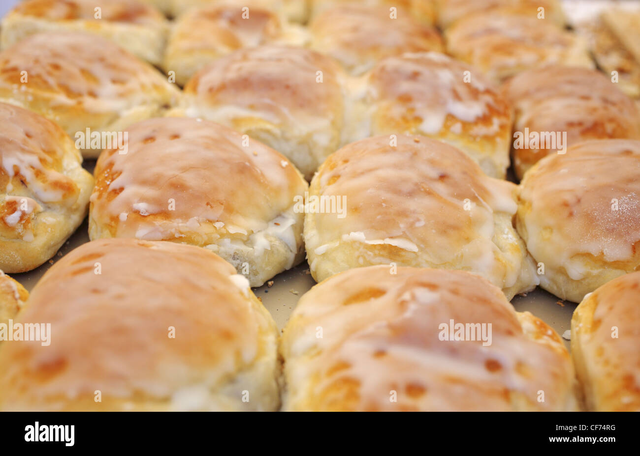 Jagodzianki, panini dolci, Polonia Foto Stock