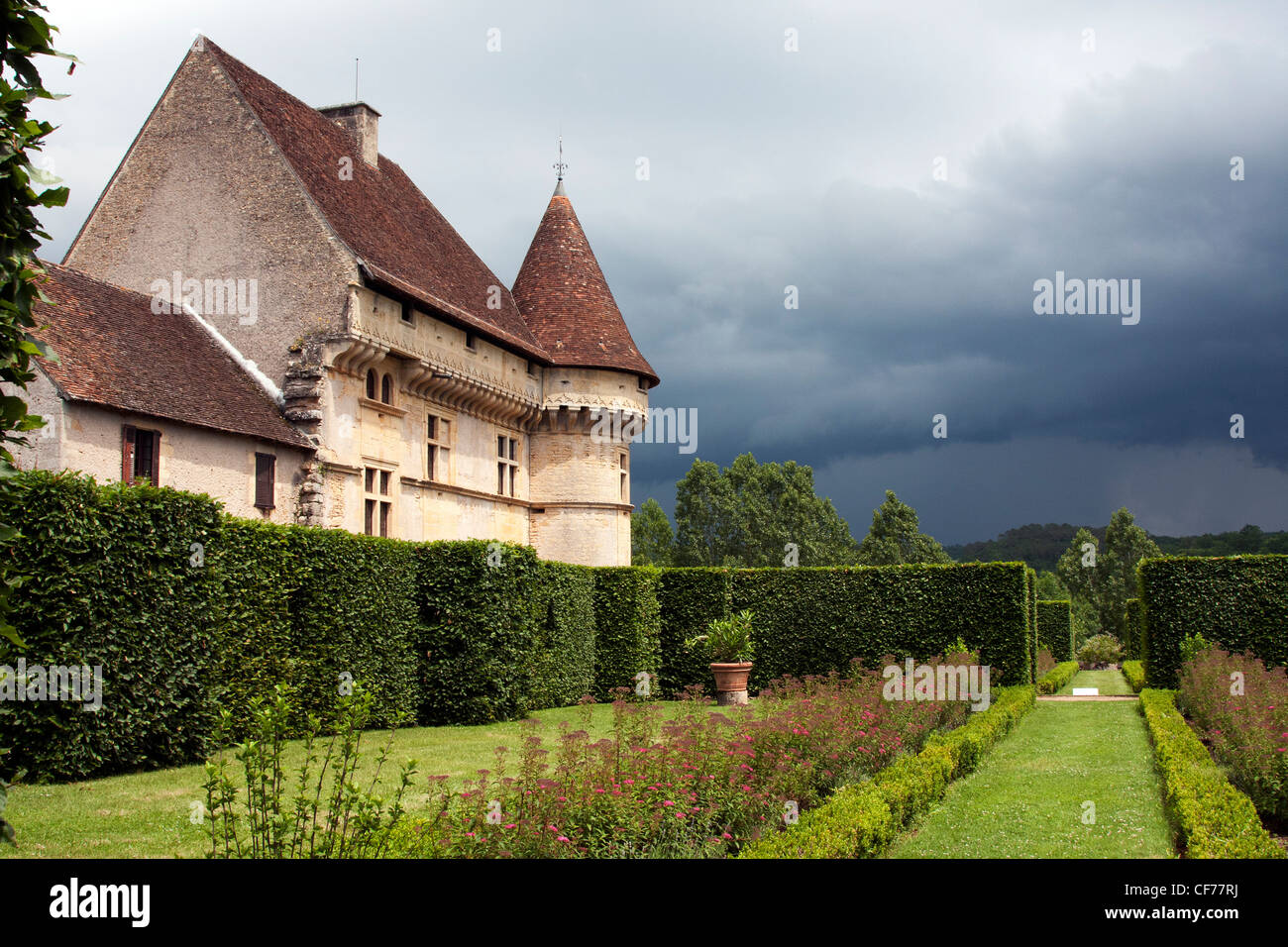 Chateau de la Losse, Dordogna Foto Stock