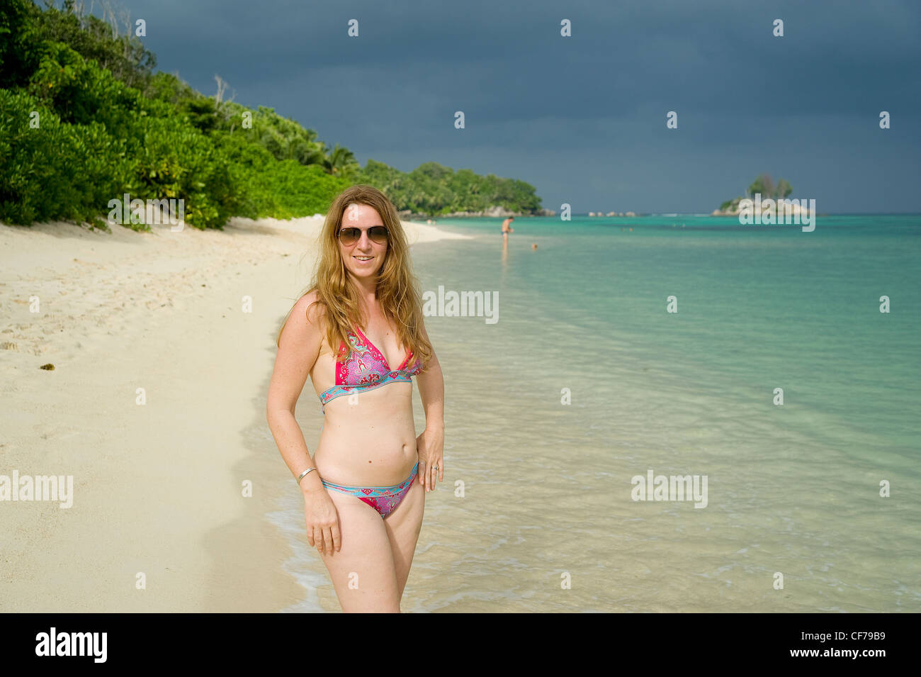 Isola di Mahe, Seychelles, è uno dei la più perfetta vacanza tropicale destinazioni, la natura è semplicemente come il paradiso. Foto Stock