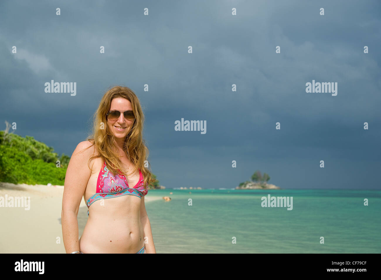 Isola di Mahe, Seychelles, è uno dei la più perfetta vacanza tropicale destinazioni, la natura è semplicemente come il paradiso. Foto Stock