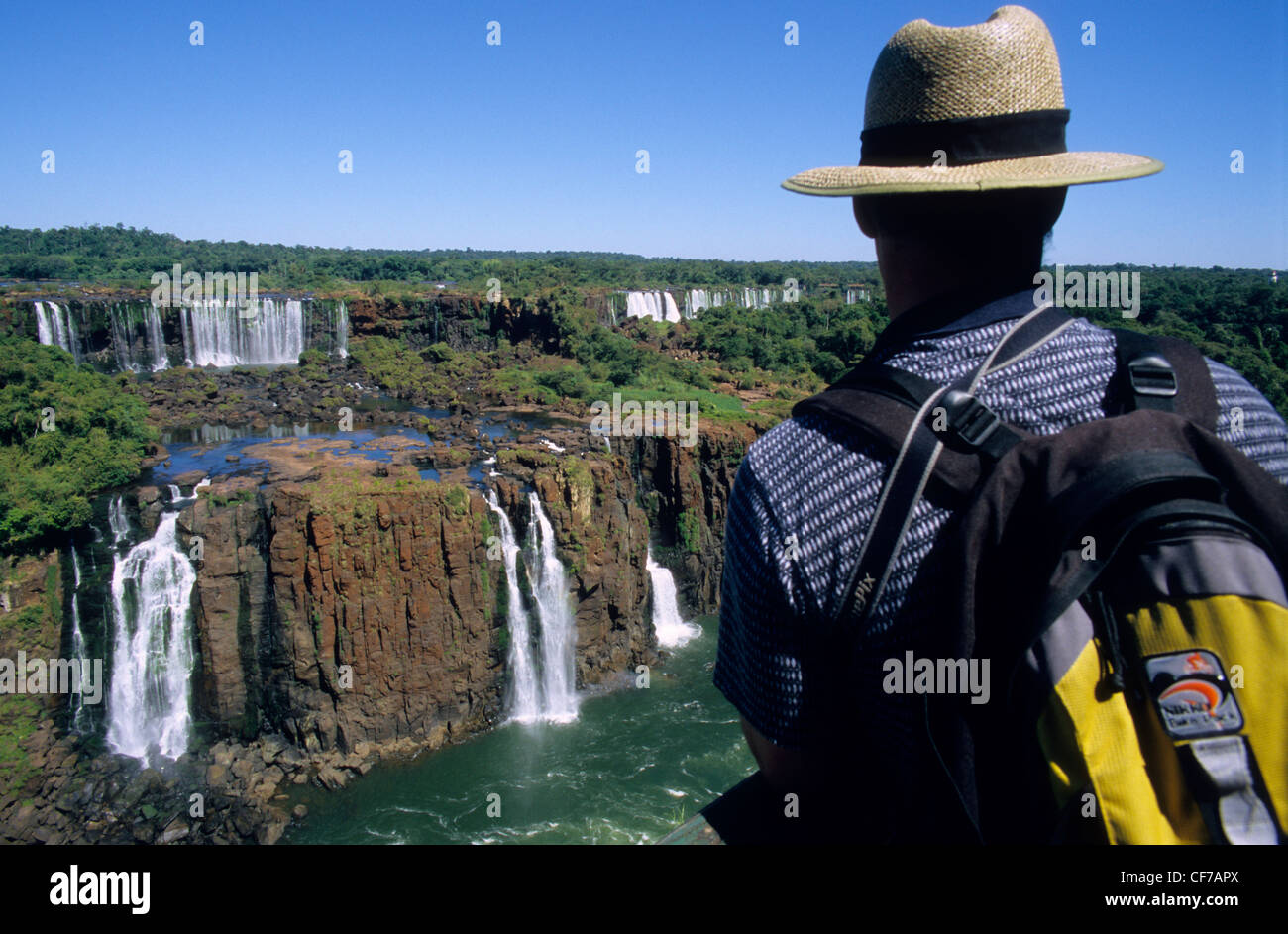 Cascate di Iguassù , Provincia Misiones. Argentina. Sud America. Foto Stock