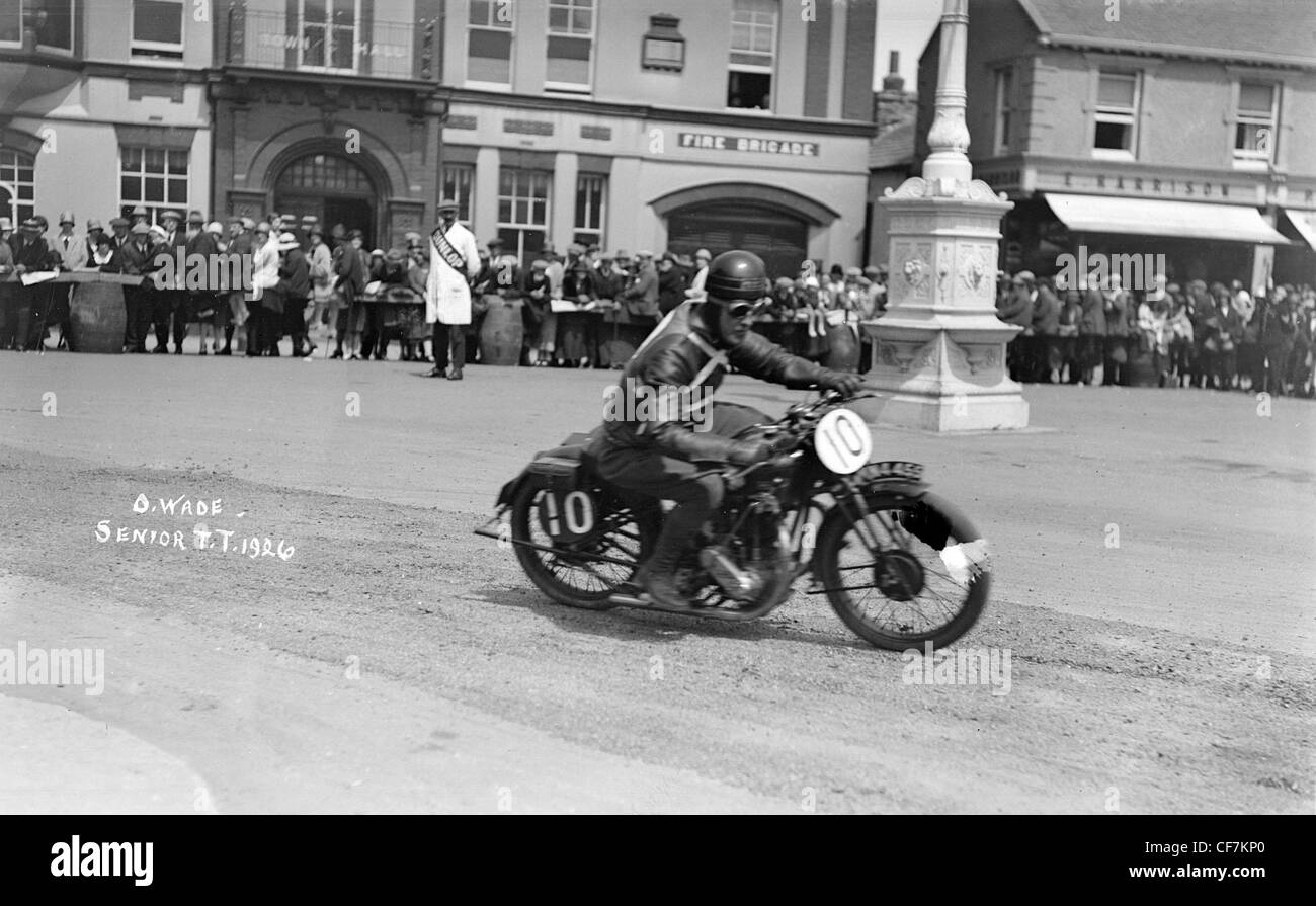 Di HRD O. Wade, Isola di Man Senior TT 1926 Foto Stock