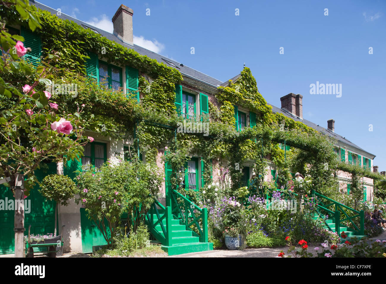 L'Europa, in Francia, in Normandia, Giverny, Claude Monet, Monet, Casa di Monet, Monet's Garden, artisti, impressionista francese, turismo, T Foto Stock