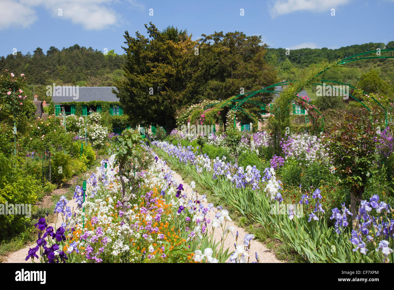 L'Europa, in Francia, in Normandia, Giverny, Claude Monet, Monet, Casa di Monet, Monet il giardino, Giardino, giardini, impressionista francese, Foto Stock