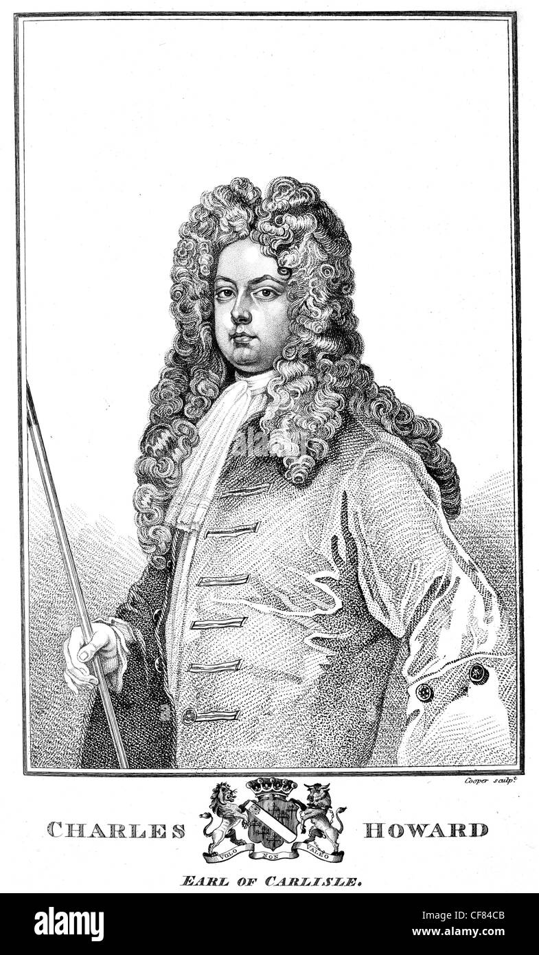 Charles Howard 3° Conte di Carlisle PC 1669 1738 statista britannico peerage MP Gentleman della Bedchamber Primo Consigliere Privy Foto Stock