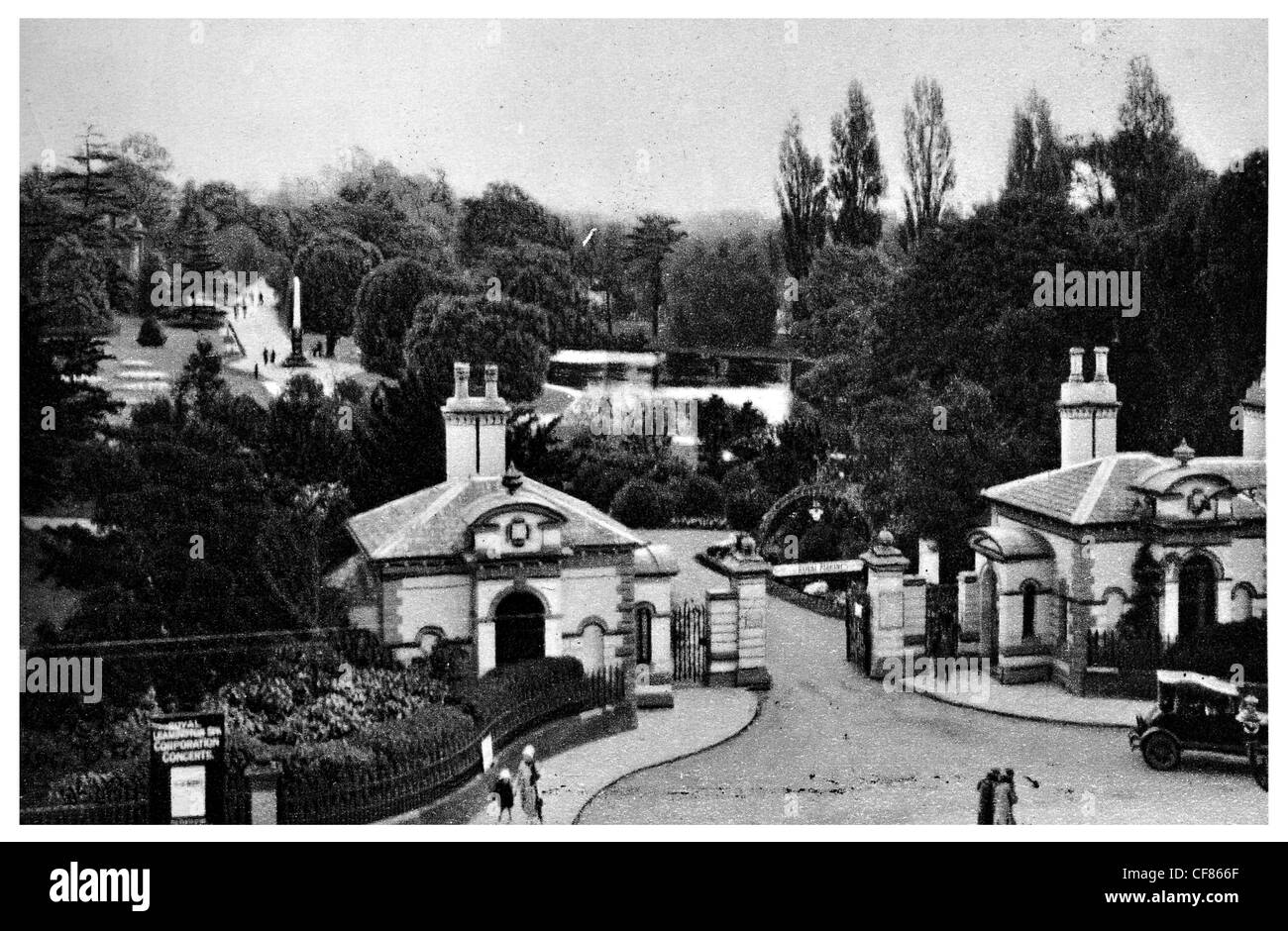 Il Jephson Giardini giardino formale park Leamington Spa Warwickshire attrazione turistica display floreali West Midlands England Regno Unito Foto Stock
