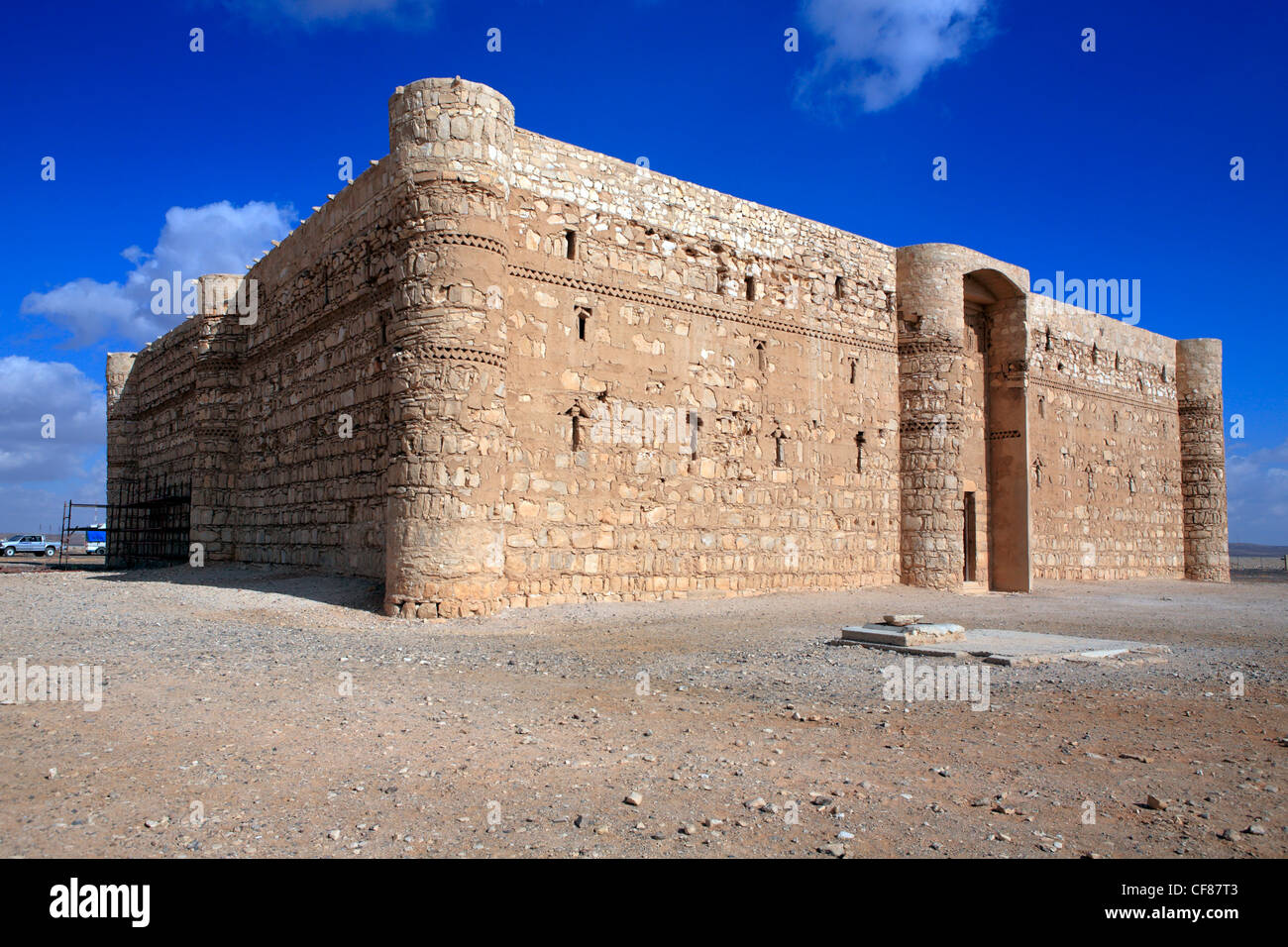 Medio Oriente, medio-orientale, Giordania, Giordani, Qasr Kharana, Qasr al-Haraneh, Qasr al Harrana, Qasr al Kharanah, Kharaneh, Hran Foto Stock
