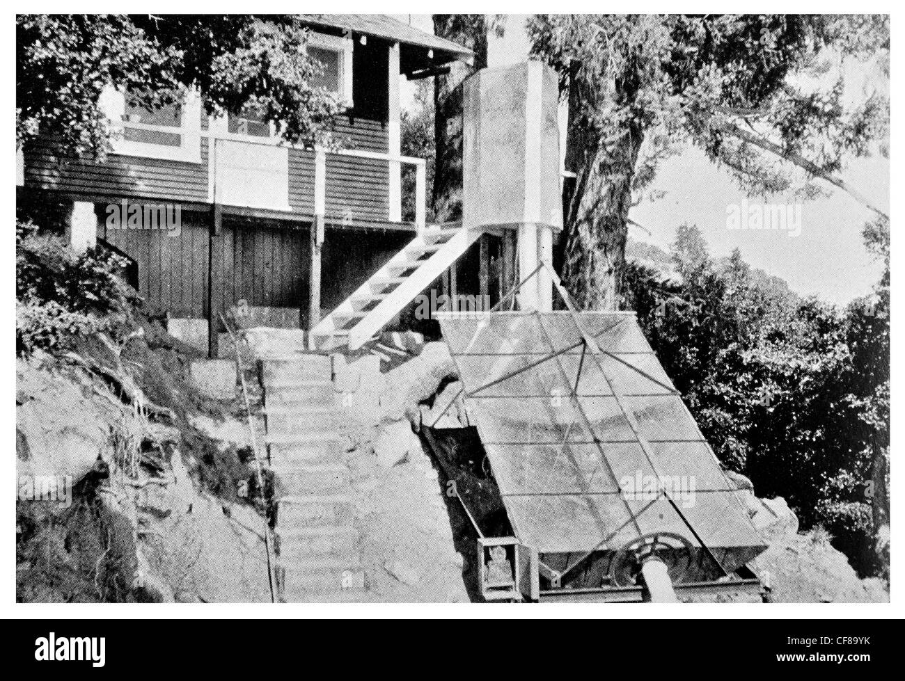 1926 fornello solare Mount Wilson in California Foto Stock