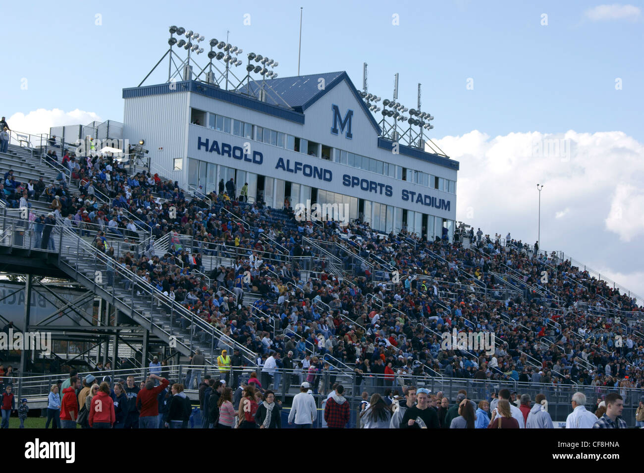 Harold Alfond Sports Stadium, Università del Maine, Orono, Maine. Foto Stock