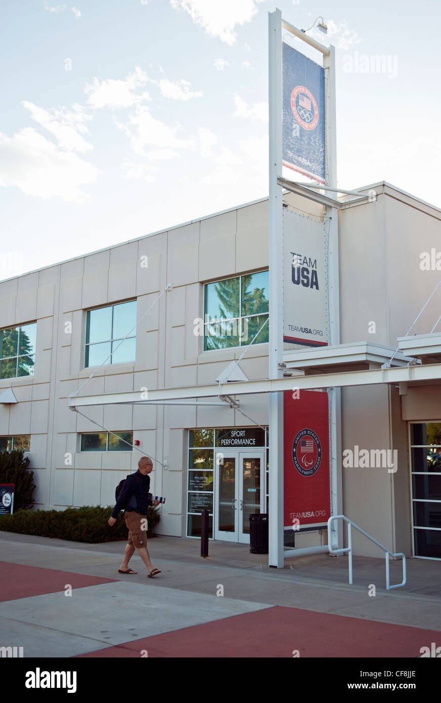 La US Olympic Training Center in Colorado Springs, Colorado. Foto Stock