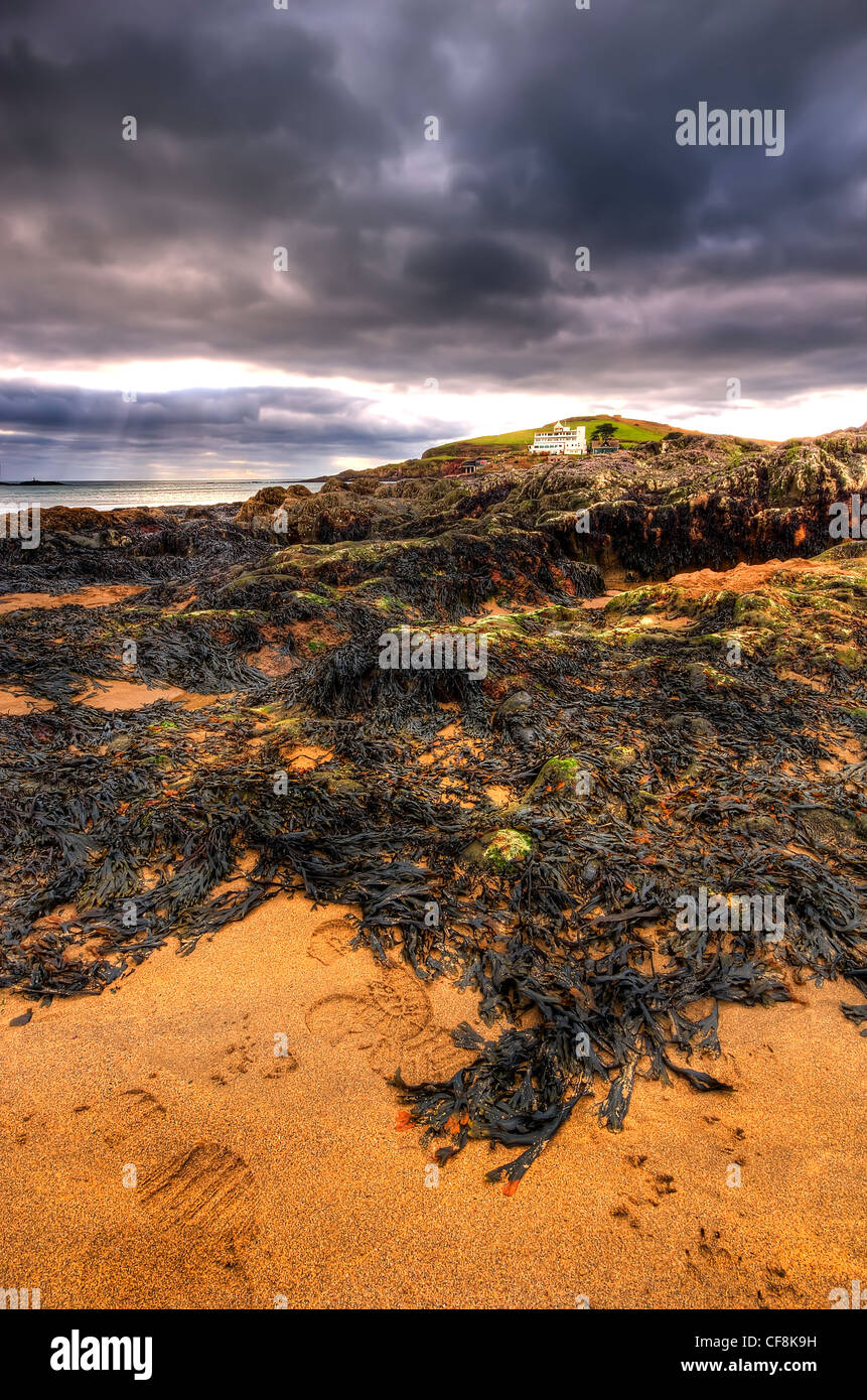Burgh Island/Bigbury sul mare in South Devon. Foto Stock