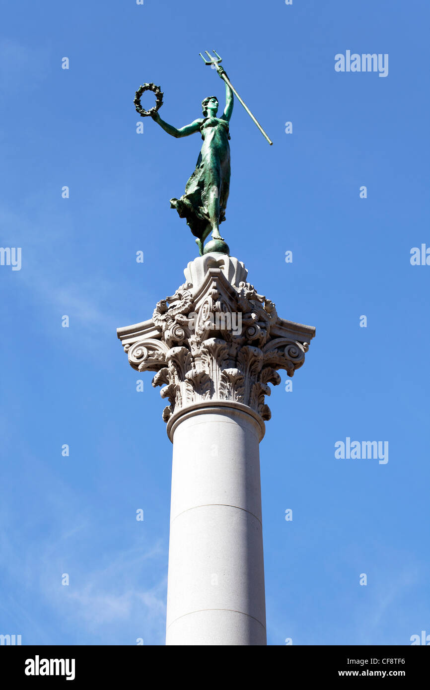 Dewey monumento, Union Square, il centro cittadino di San Francisco, California, Stati Uniti d'America Foto Stock