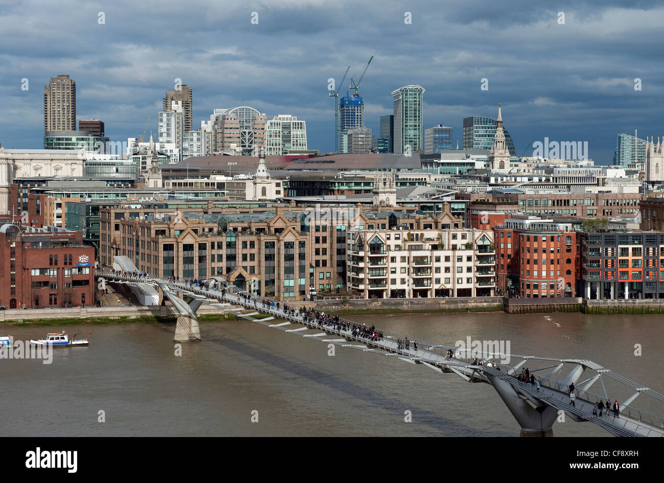 London skyline della città Foto Stock