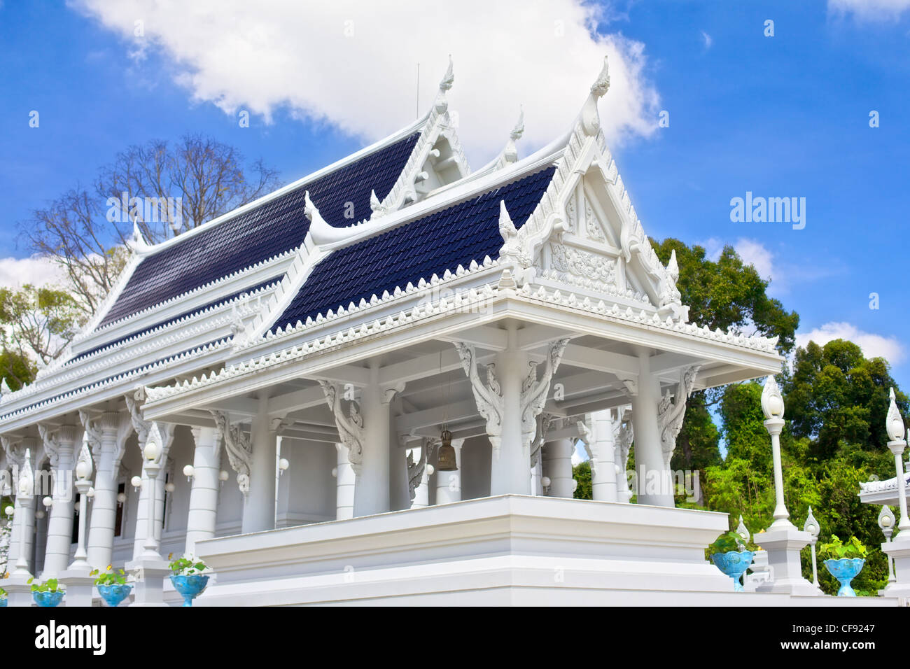 Kaew Grovaram tempio in Krabi town, Thailandia Foto Stock