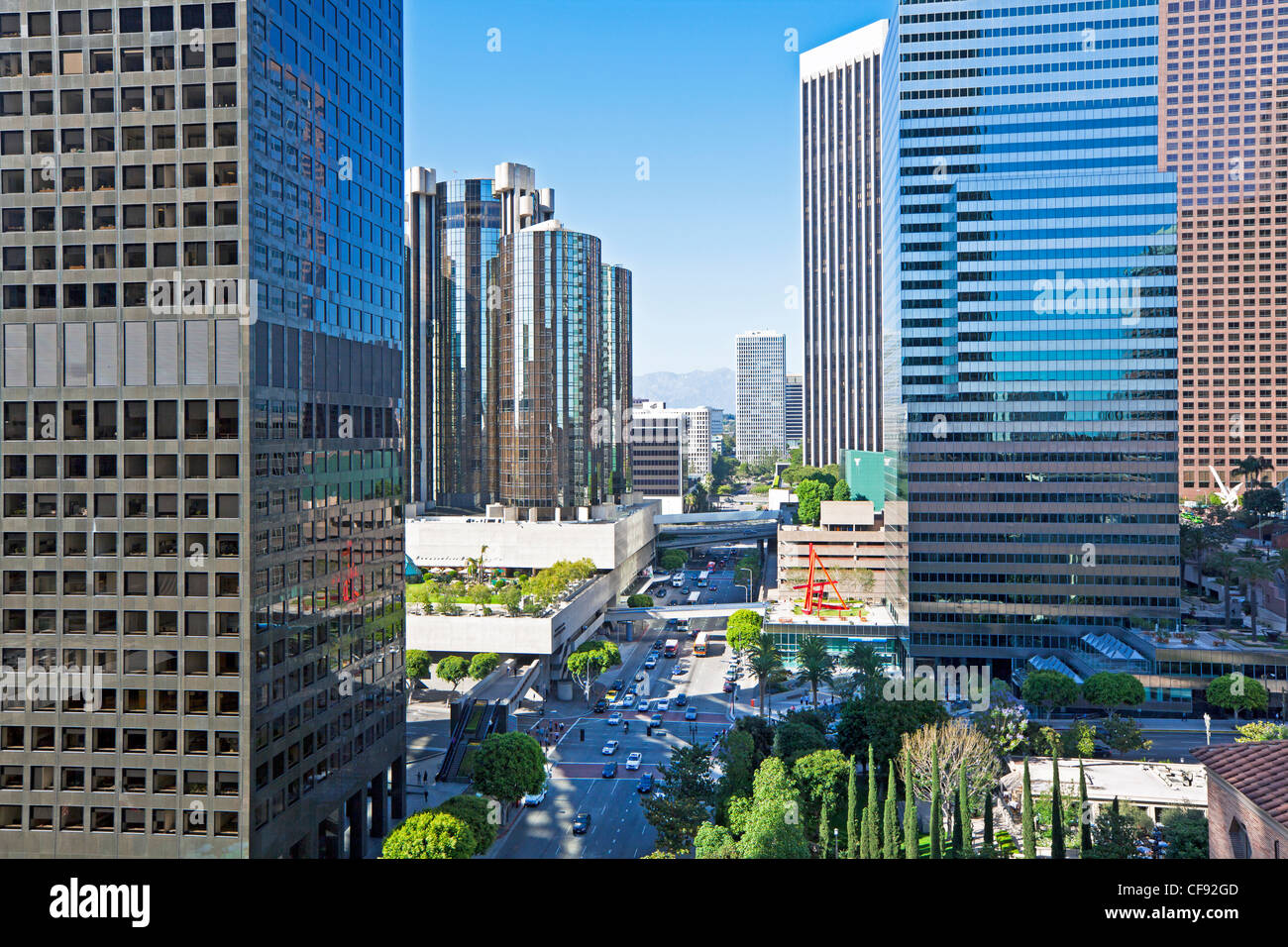 Gli Stati Uniti, California, Los Angeles, Downtown Foto Stock