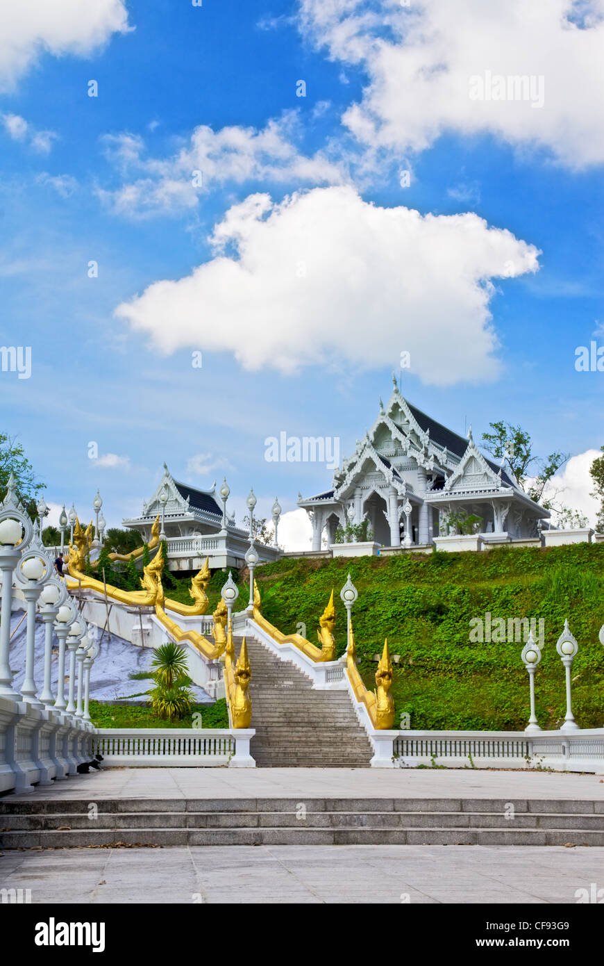 Kaew Grovaram tempio in Krabi town, Thailandia Foto Stock