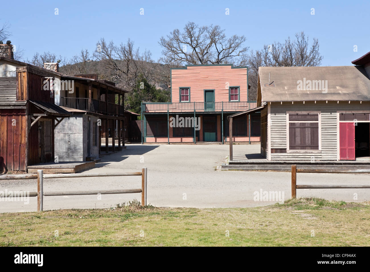 Ci storico Parco Nazionale di proprietà della città fantasma nella California Meridionale. Foto Stock
