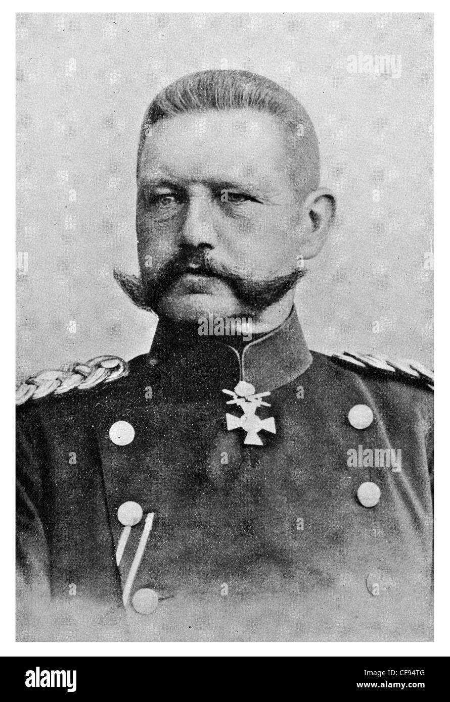 Paul Ludwig Hans Anton von Beneckendorff und von Hindenburg Prussian-German maresciallo di campo, statista e uomo politico, Foto Stock