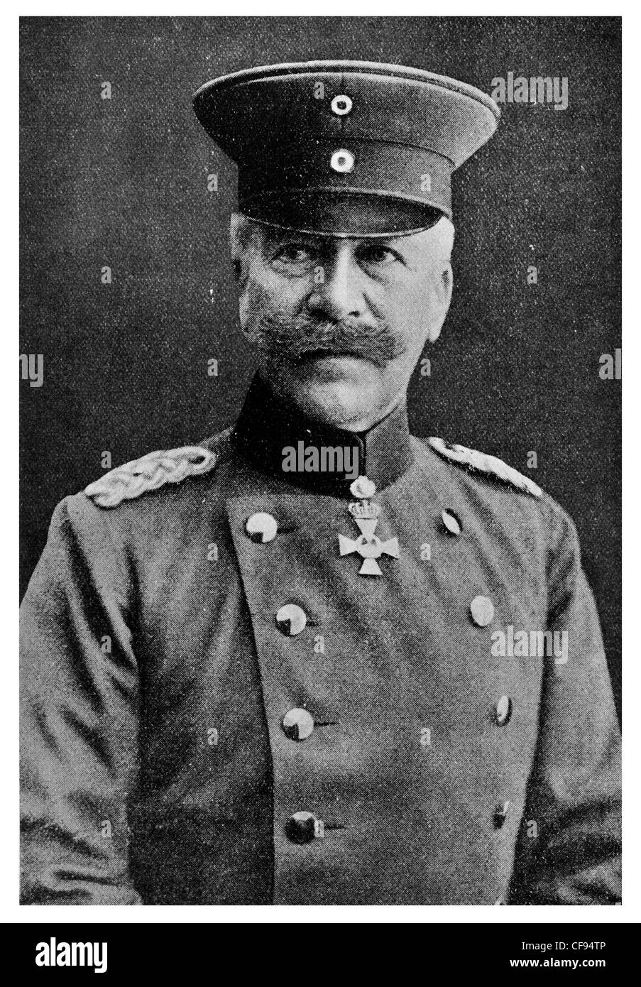 Hermann von François (31 gennaio 1856 - 15 Maggio 1933) era un tedesco General der Infanterie durante la guerra mondiale I, Foto Stock