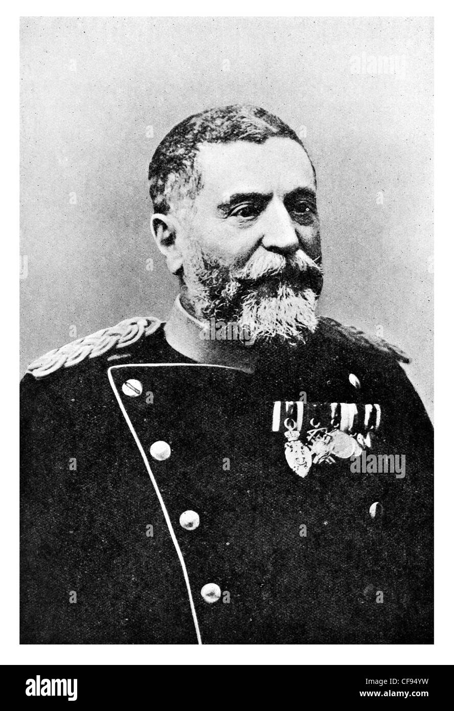 Generale Radomir Putnik, era un serbo Vojvoda e il direttore generale del personale dell'esercito serbo nella guerra dei Balcani Foto Stock