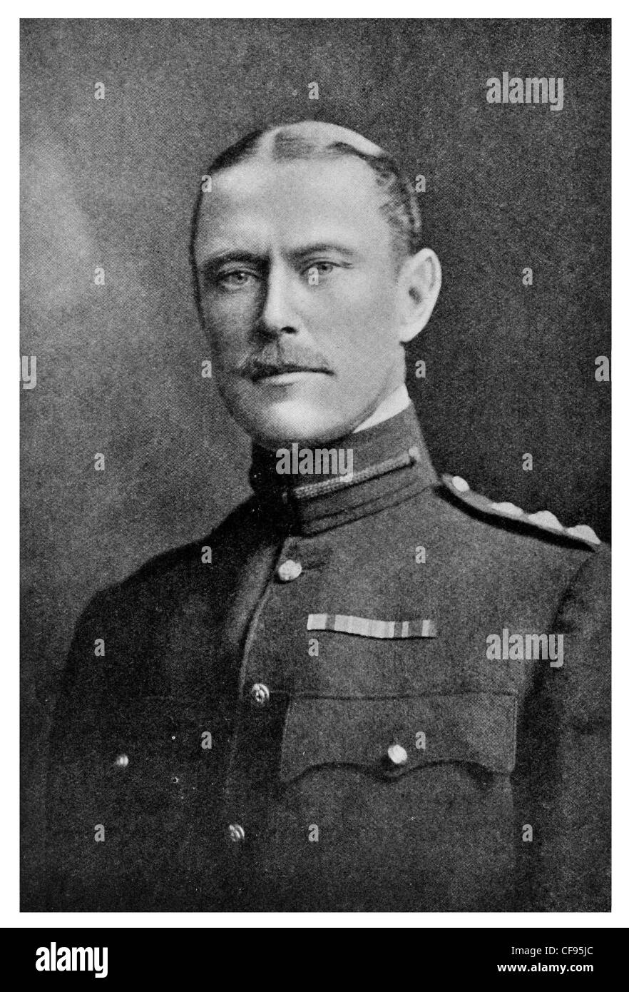 Il maggiore generale Sir Alexander John Godley GCB, KCMG Nuova Zelanda forza expeditionary e II Anzac Corps durante la Prima Guerra Mondiale. Foto Stock