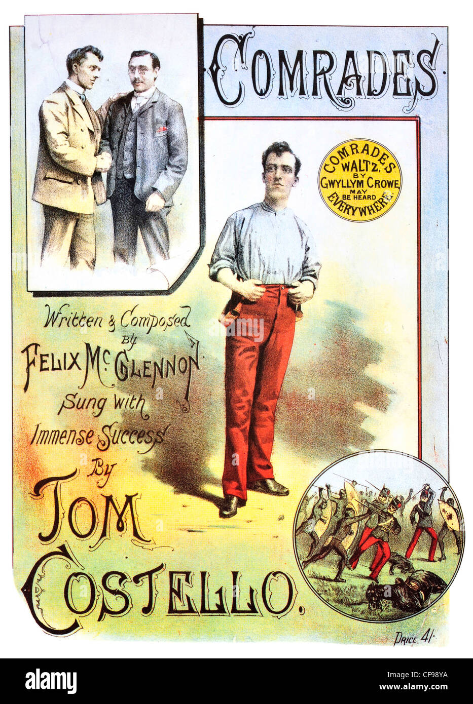 Compagni Felix McGlennon Tom Costello Foto Stock
