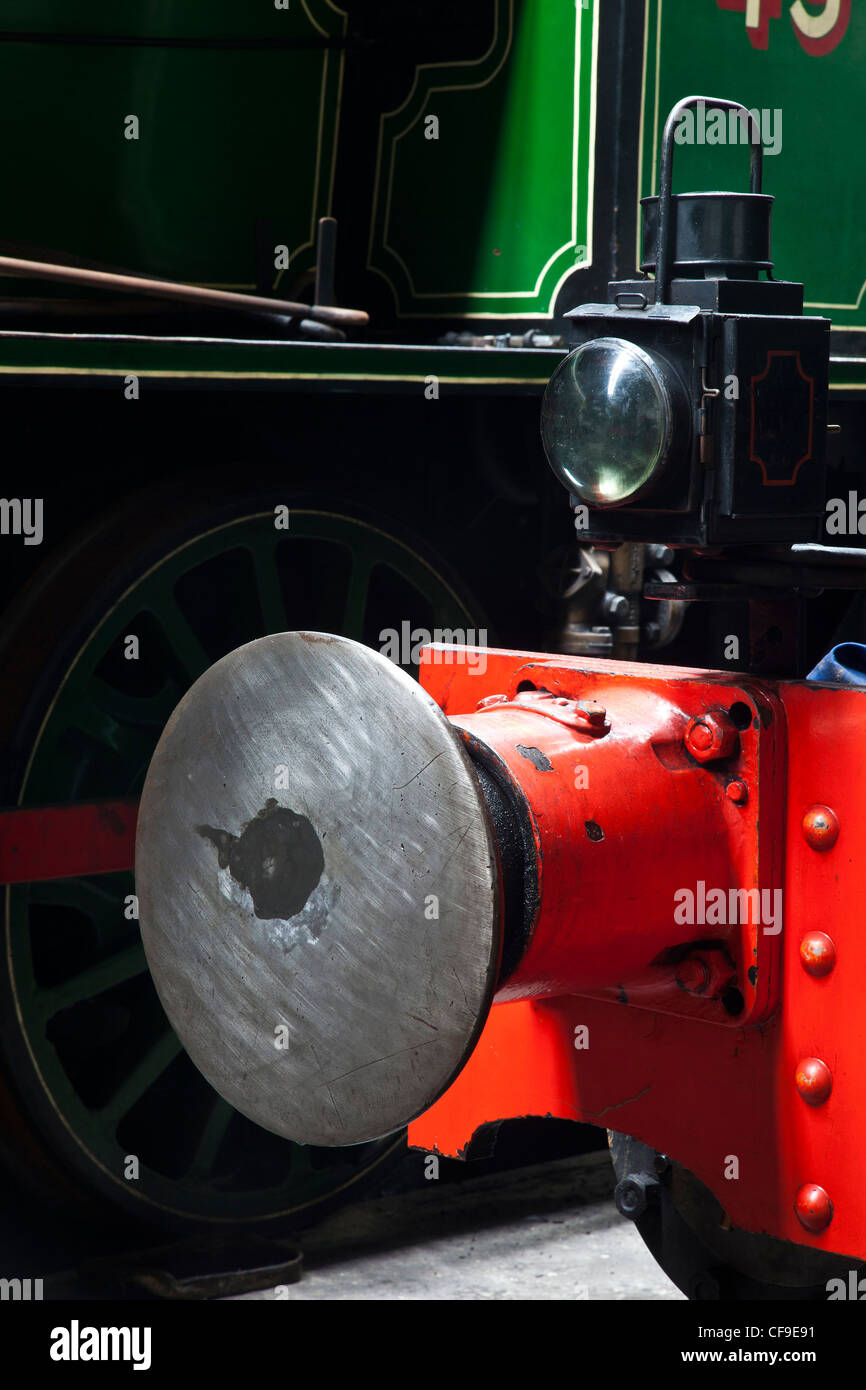 Dettagli sul motore a vapore motore Tanfield Shed, Tanfield storica ferrovia, Stanley vicino a Gateshead Foto Stock