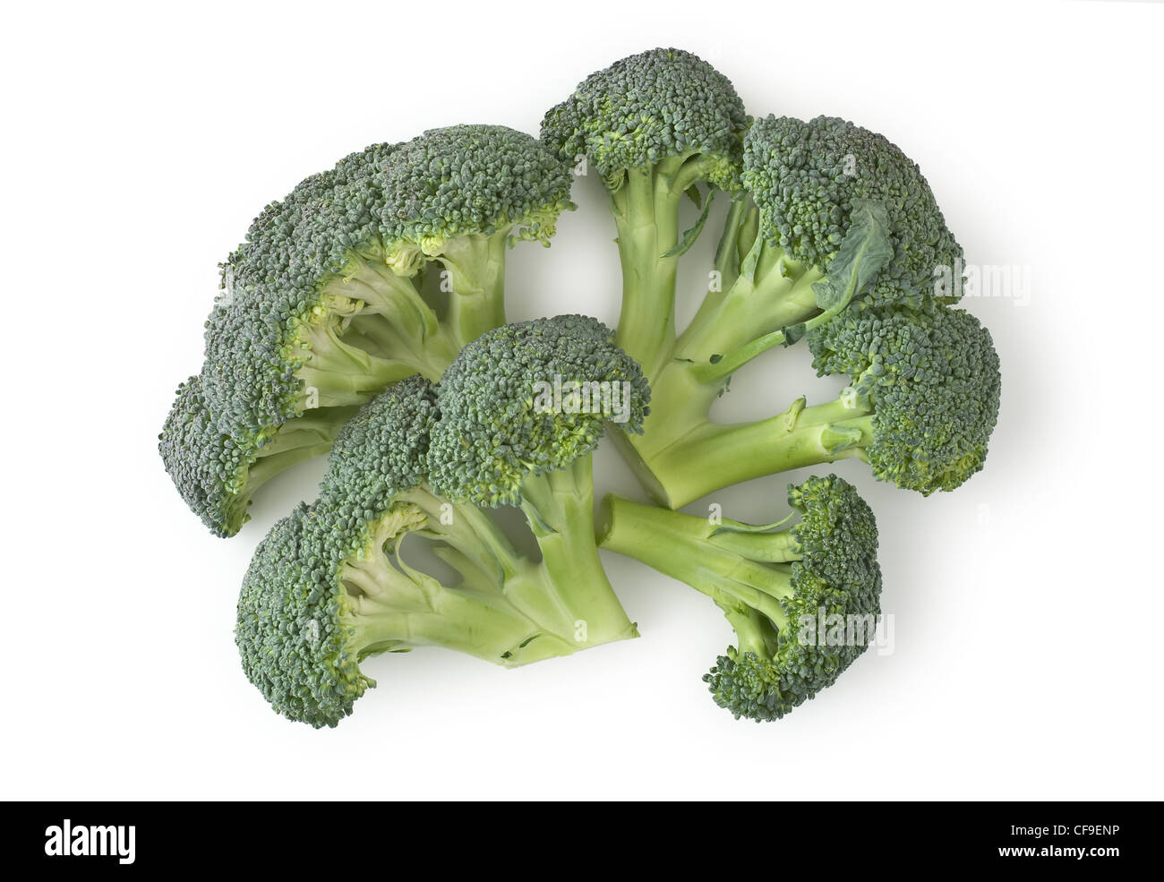 Broccoli come un sano e nutriente Foto Stock