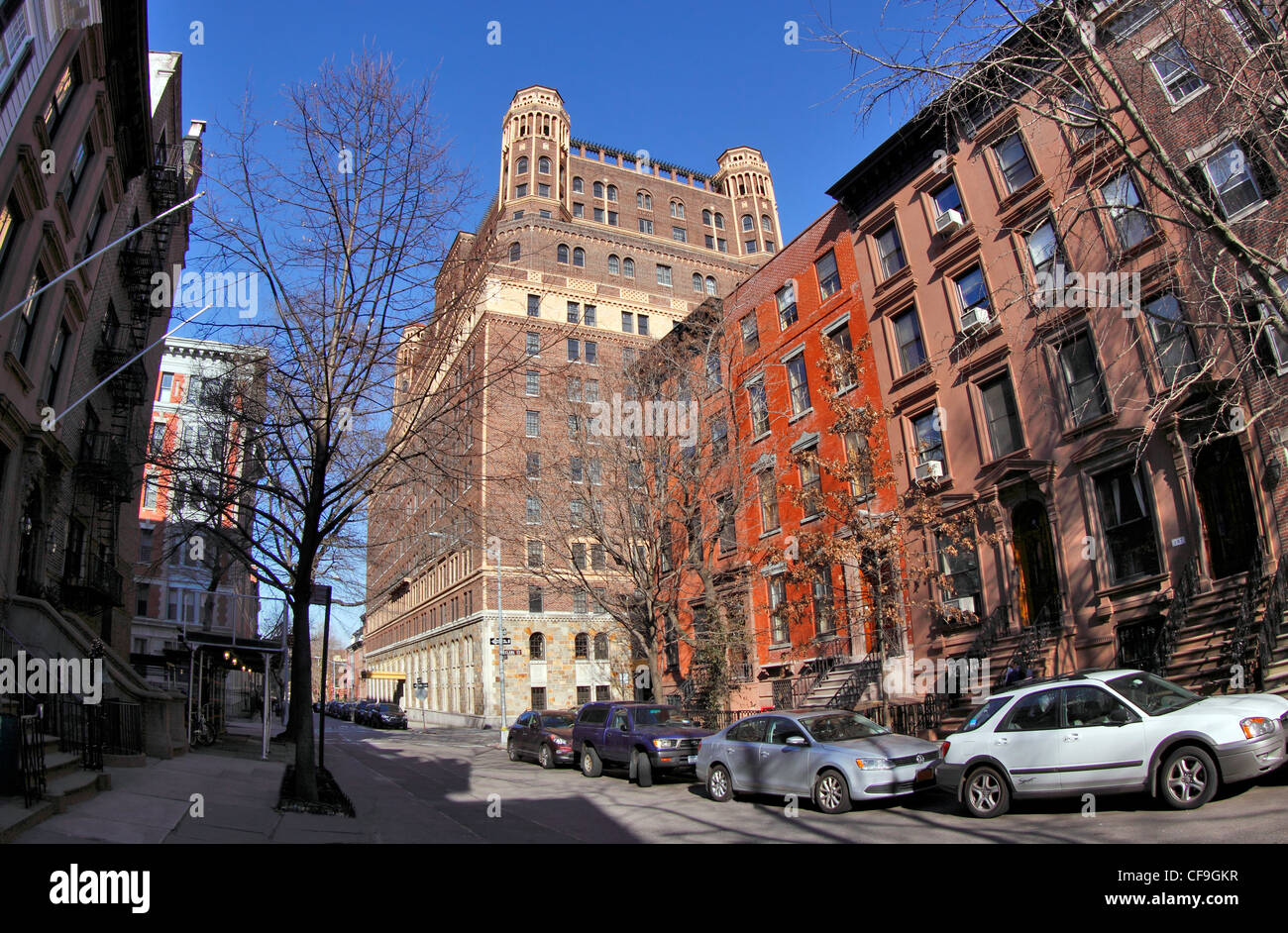 L'arenaria appartamenti su Willow San Brooklyn Heights New York City Foto Stock