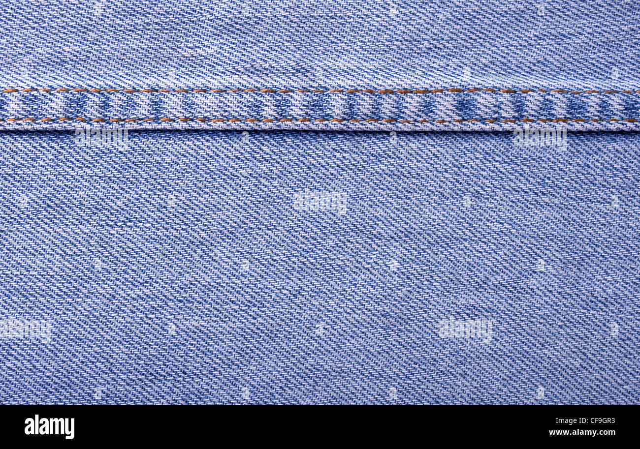 Blu jean pattern texture Foto Stock