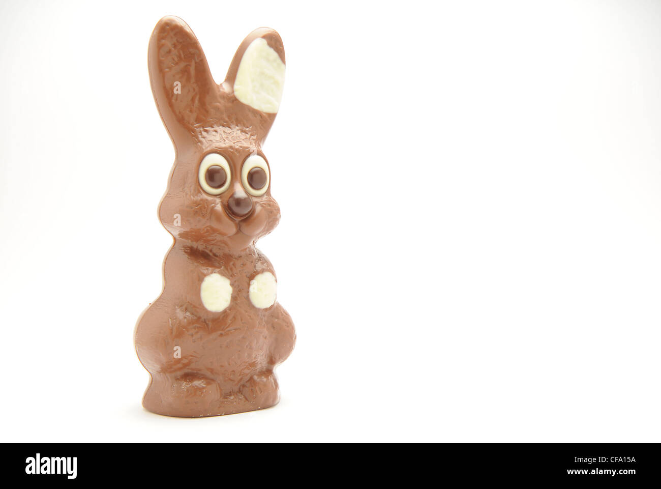 Ancora un immagine di vita di un cioccolato coniglietto di pasqua Foto Stock