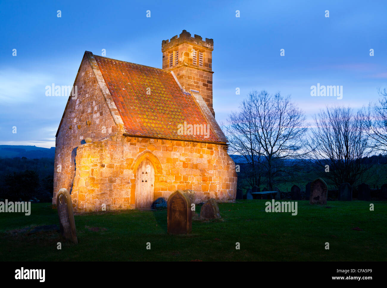 Saint Andrews chiesa in Upleatham, North Yorkshire. Foto Stock